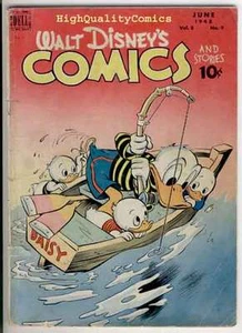 WALT DISNEY COMICS #93, VG-, Carl Barks, Mickey Mouse, 1948, Donald Duck,Fishing - Picture 1 of 1