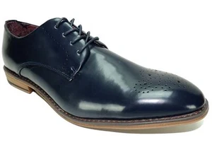 Steve Madden Herren Cratik Box Derby Oxford-Schuhe Marine Größe 10,5 M - Bild 1 von 6