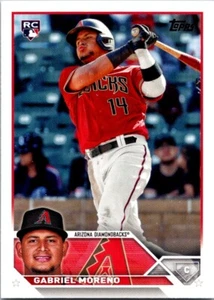 2023 Topps Update Gabriel Moreno Rookie Arizona Diamondbacks #US161 - Picture 1 of 2
