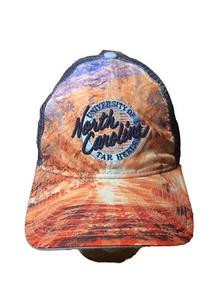 North Carolina Tar Heels UNC The Game Circle Hat Snapback Sunrise Landscape - Picture 1 of 9