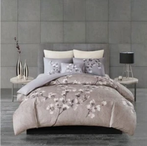 Natori Sakura Blossom Cotton Sateen Comforter King - Picture 1 of 3