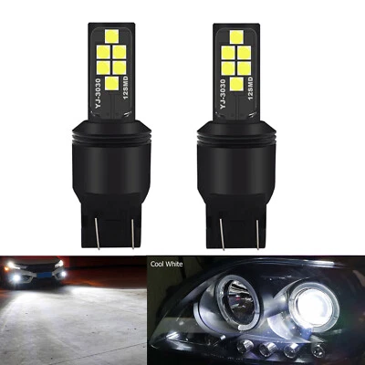 A1 AUTO 2x 7440 7443 SMD 3030 LED Turn Signal Switchback DRL Parking Light Bulbs - Image 1 of 4