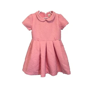 Lilax Lovely Design Dress Size 6 Pink Collared Pleated Fancy Occasion Boutique - Picture 1 of 10