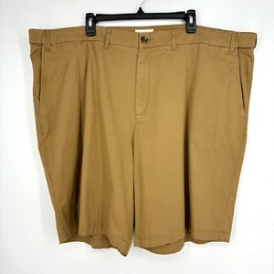 Goodfellow & Co Herren Gr. 50 Linden Bermuda Shorts Medium hellbraun vorne flach 10" Einsätze - Bild 1 von 9