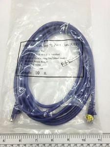 (10FT) 350 MHZ CATEGORY 5E PATCH CORD (UTP) BLUE, STRANDED 568B, 0185G - Picture 1 of 3