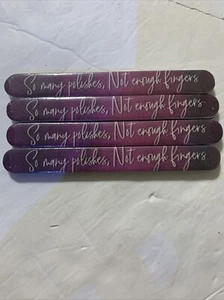 4-2 Stück Sparkle 240er Körnung Nagelfeile "So viele poliert, nicht genug Finger" 8 Insgesamt - Bild 1 von 3