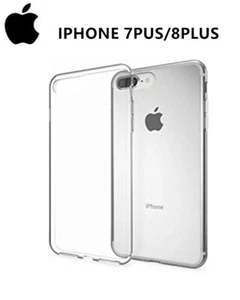 Cover Morbida Custodia Silicone TRASPARENTE PER IPHONE 7PLUS/8PLUS - Foto 1 di 2