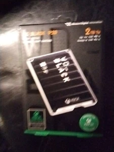 WD_BLACK 2TB P10 External Game Hard Drive - WDBA6U0020BBK-WESN New - Afbeelding 1 van 2