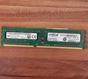 DDR3 RAM CRUCRIAL 4GB 1600 12800 DIMM  non EEC CT51264BA160BJ 8FED - Bild 1 von 1