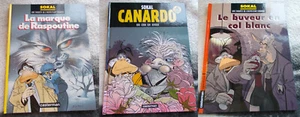 3 x Book Lot Canardo Le Buveur En Col Blanc Sokal French Francais BD Comic - Picture 1 of 12