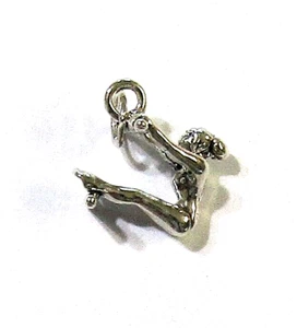 STERLING SILVER GYMNAST CHARM #2G200482 - Picture 1 of 2