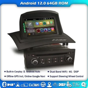 Android 13 64GB 8-Core Sat Nav DAB+ CarPlay GPS 4G Car Stereo Renault Megane II - Picture 1 of 19
