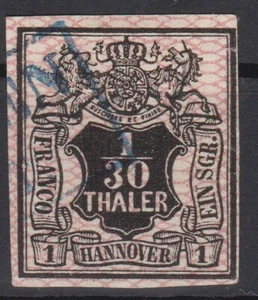 == AD Hannover Mi. 10a gest. R2, Kat. 40 € == - Imagen 1 de 1