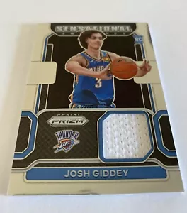 Parche radiocontrol Panini Prizm Josh Giddey 2021-22 sensacionales muestras novato SA-JGD - Imagen 1 de 3