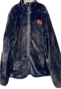 Fila Sport Girls Dark Purple Fuzzy Faux Fur Fleece Jacket Size 7/8 XS/S - Picture 1 of 4