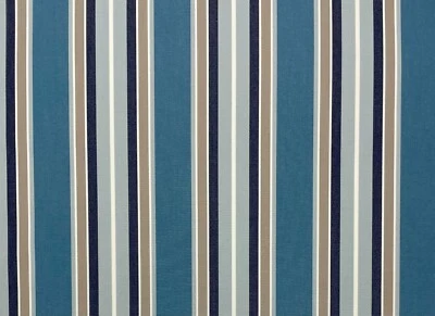 OUTDURA RENEGADE CADET GRAY CANVAS STRIPE OUTDOOR FURNITURE FABRIC BY YARD 54"W - Image 1 of 4