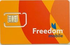 New Freedom Mobile SIM Card Prepaid Postpaid Multi Size Standard Micro Nano 4G