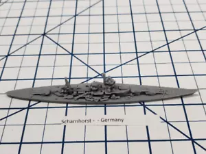 Schlachtschiff - Scharnhorst - Deutsch - Wargaming - Sieg auf See - Marineminaturen - Bild 1 von 1