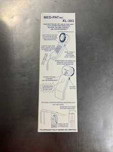 Nuevo - Teléfono de hospital de una pieza Med-Pat - Modelo XL-303 - Imagen 1 de 8