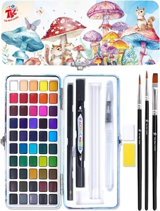 50 Colors Watercolor Paint Set for Kids, Students and Artists, Amateur,Beginner. - Picture 1 of 12