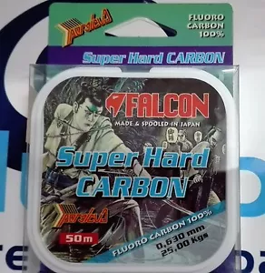 FALCON Fluorocarbon 100% Super Hard Carbon 50m - 25.00 Kgs - 0.630mm - Picture 1 of 1