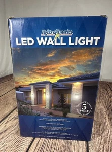 Lights Of America LED Outdoor Exterior Porch Garage Wall Light - Picture 1 of 8