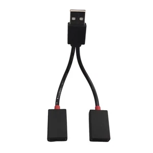 1 In 2 Out USB HUB USB Splitter Cable Adapter Cord Charging Cable Smart Phone - Afbeelding 1 van 6