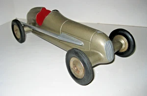 B.B. KORN PUSHER TETHER CAR IN GREYISH BROWN - Picture 1 of 4