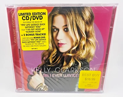 Kelly Clarkson - All I Ever Wanted [ RARE NEW LTD ED CD + DVD + Hype! ] *SEALED* - Image 1 of 4