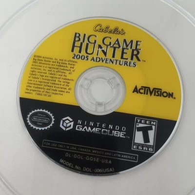 Cabela's Big Game Hunter 2005 Adventures (Nintendo Gamecube) solo disco Foto 1 de 4