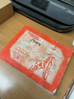 Honda Cr500r Owners Manual Used  - Image 1 of 4