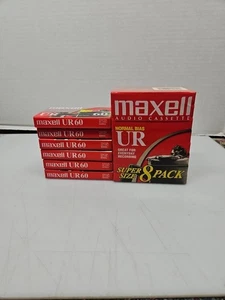 Nuove nastri audiocassette vuoti Maxell 60 minuti confezione da 14 UR bias normale + 3 UR90 - Foto 1 di 4
