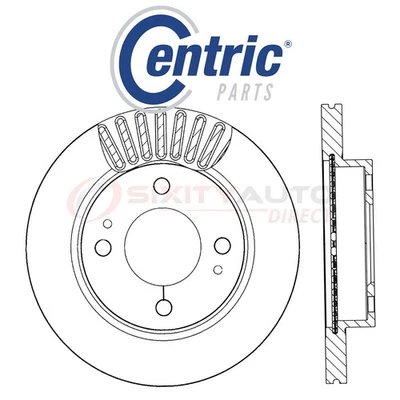 Centric C-TEK Disc Brake Rotor for 2014-2017 Mitsubishi Mirage 1.2L L3 - Kit hh - Image 1 of 4