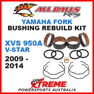 All Balls 38-6095 Yamaha XVS950A XVS 950A V-Star 2009-2014 Fork Bushing Kit - Image 1 of 2