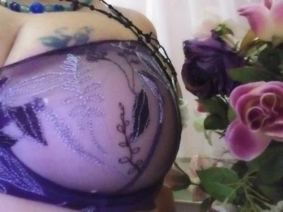 DE COLECCIÓN 34DD PÚRPURA TRANSPARENTE VER A TRAVÉS OPACO HOJA PUNTADA EMBRD UW SUJETADOR COUETTE NUEVO Foto 1 de 4