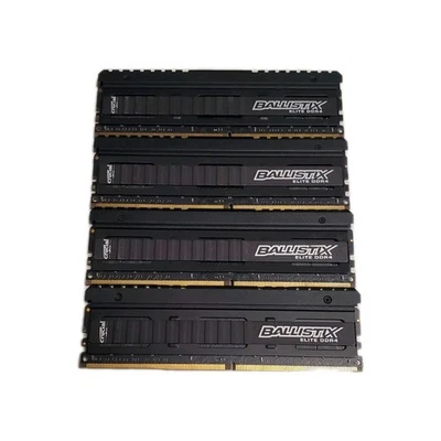 Crucial Ballistix Elite DDR4 RAM 32GB (4x8GB) 2666MHz BLE8G4D26AFEA Black - Image 1 of 4