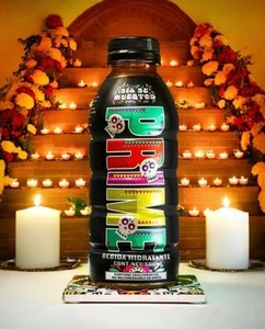 Sealed Prime Hydration Dia De Muertos Day Of The Dead Mexico Bottle Drink ( 4pk) - Picture 1 of 2