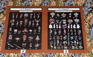 E.J. Kupjack Faberge Collection Tole Flowers & Figurines Flyer Collectible - Picture 1 of 5
