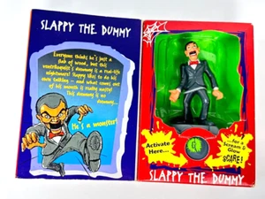 1996 GOOSEBUMPS SLAPPY DUMMY LIGHTS & SOUNDS FIGURE WORKS! PARACHUTE PRESS VTG - Picture 1 of 4