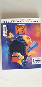Despicable Me 4 Collector's Edition Universal Pictures Family Movie Blu-Ray Disc - Foto 1 di 3