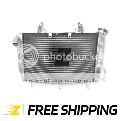 Radiador para Yamaha YZF R6 B/C Raven Silver Team etc 2006-2016 Zeomoto aluminio Foto 1 de 4