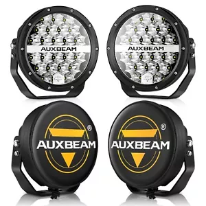AUXBEAM 7" 240W LED Work Lights Pods Bar Spot Driving Lamp + Protective Covers - Foto 1 di 12