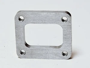 T4 Undivided Inlet Turbo Flange Drilled 1/2" Garrett Precision Borg GT30 GT35 AR - Bild 1 von 2