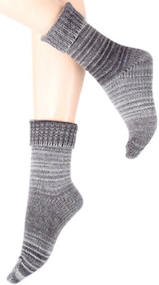 Crönert Kuschelsocke Regenbogen Wollsocken 15402 Damensocken Herrensocken