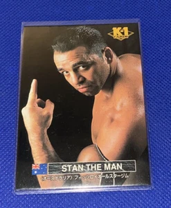 Tarjeta de kickboxing Bandai K-1 1997 - Tarjeta de novato Stan the Man orgullo fc ufc - Imagen 1 de 2