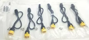 6 Pcs Volex AP8702S Câble D'Alimentation Verrouillant C13 À C14 0,6 M Schneider - Bild 1 von 2