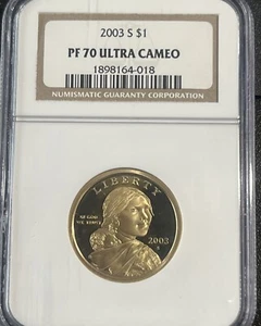 2003 S $1 PF70 Ultra Cameo NGC (1318) - Picture 1 of 4