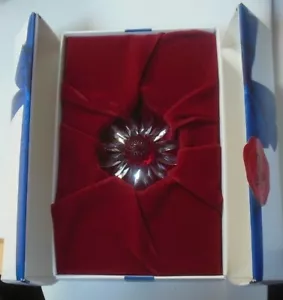 Cake topper marguerite rosso cristallo Swarovski SCS con scatola - Foto 1 di 2