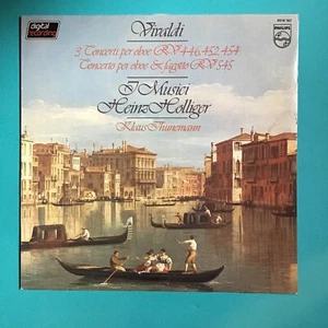 VIVALDI 3 CONCERTI PER OBOE RV 446, 452, 454 I MUSICI HEINZ HOLLIGER VINYL LP LP - Imagen 1 de 5