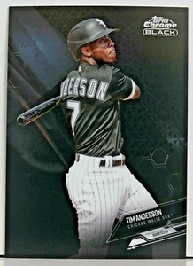 2021 Topps Chrome Black 89 Tim Anderson - Chicago White Sox - Picture 1 of 2